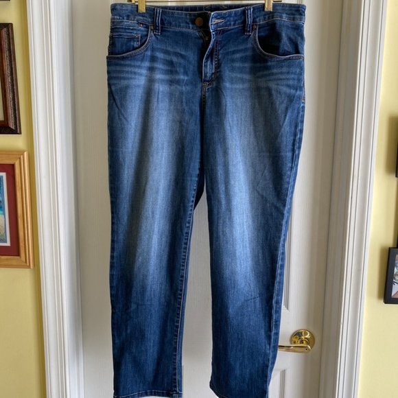 ***WOMENS CHICO'S PLATINUM FIVE POCKET JEANS*** - Picture 1 of 5